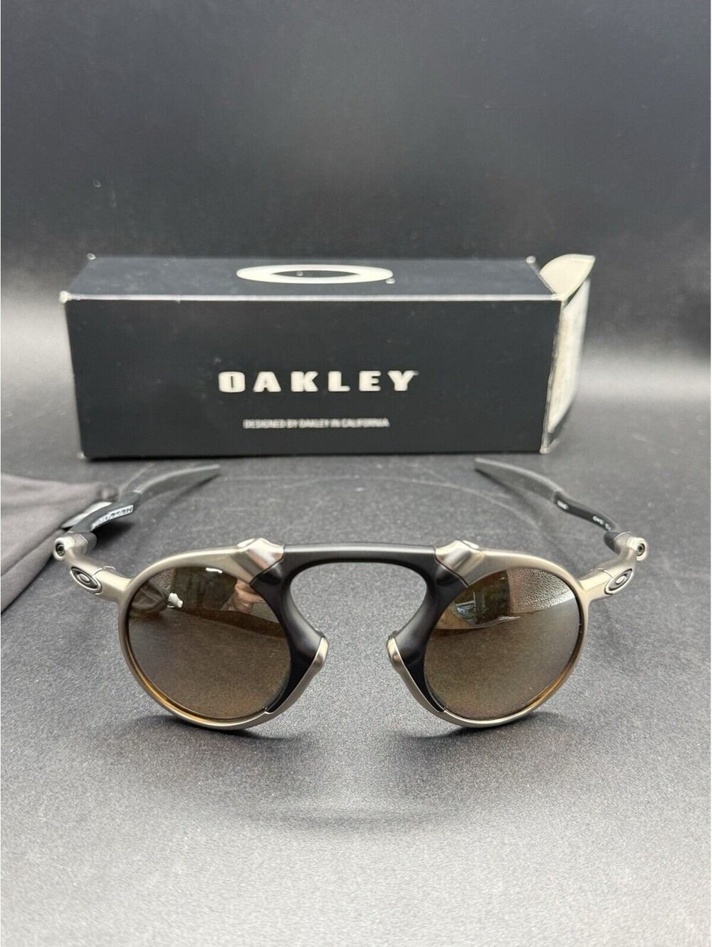 Oakley Madman Plasma/Tungsten Iridium Polarized Lenses OO6019-03